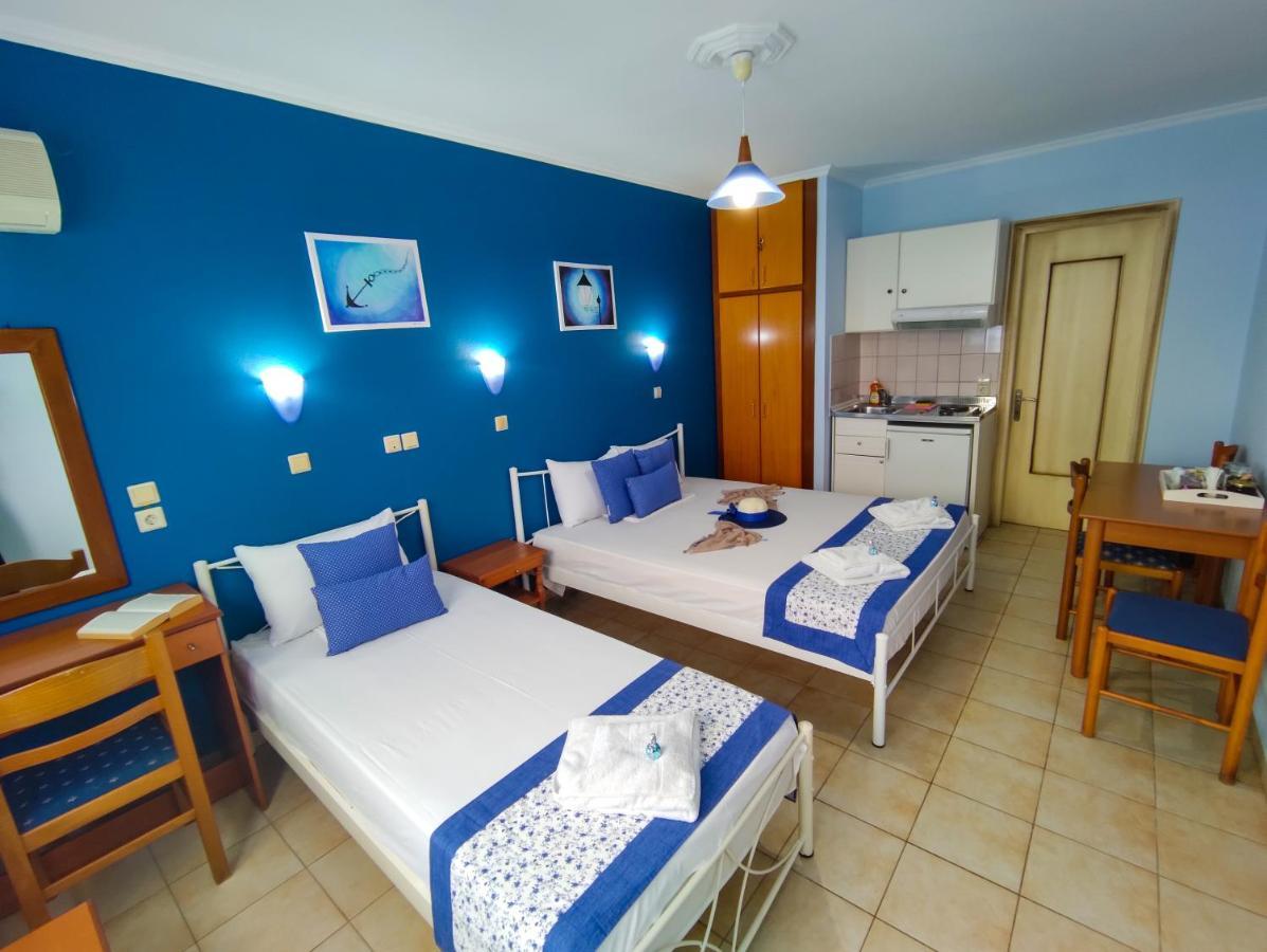 Ellinas Hotel Chrysi Ammoudia Bagian luar foto