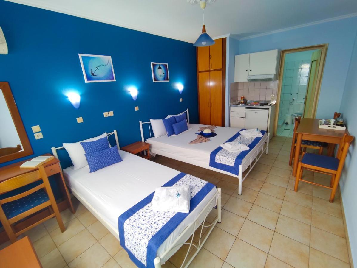 Ellinas Hotel Chrysi Ammoudia Bagian luar foto