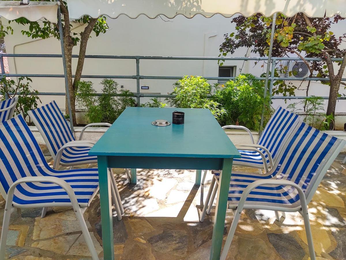 Ellinas Hotel Chrysi Ammoudia Bagian luar foto