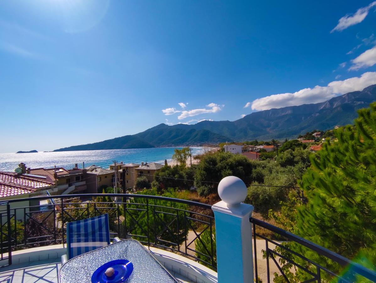 Ellinas Hotel Chrysi Ammoudia Bagian luar foto