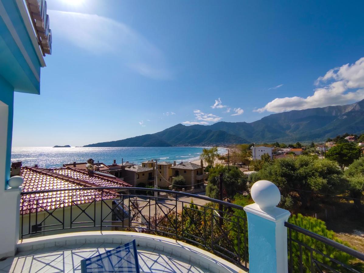 Ellinas Hotel Chrysi Ammoudia Bagian luar foto