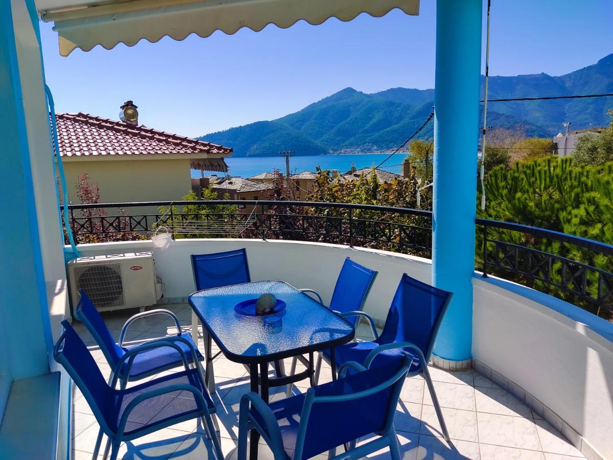 Ellinas Hotel Chrysi Ammoudia Bagian luar foto