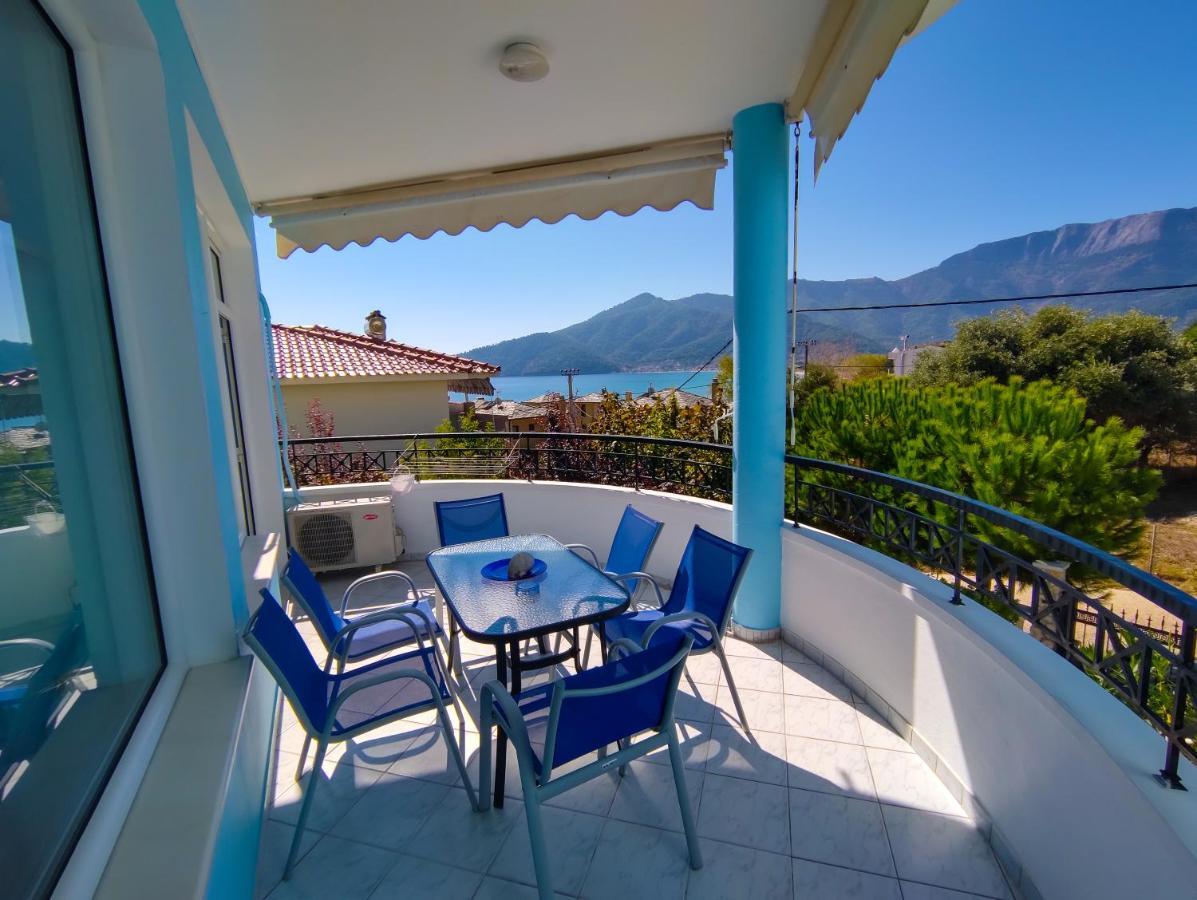 Ellinas Hotel Chrysi Ammoudia Bagian luar foto
