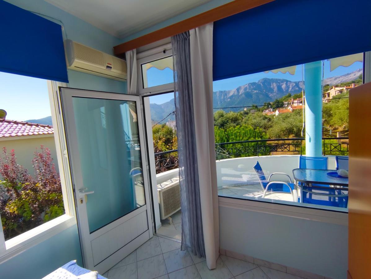 Ellinas Hotel Chrysi Ammoudia Bagian luar foto