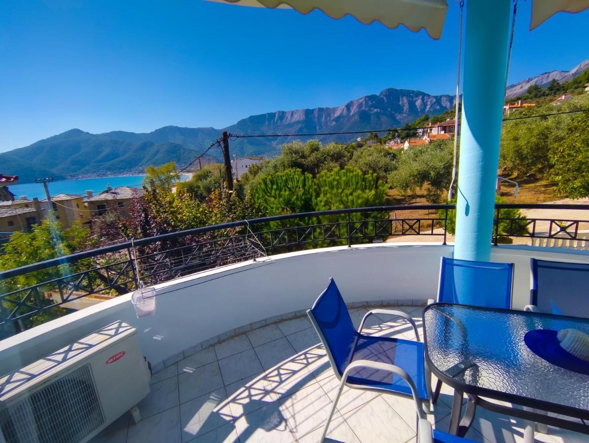 Ellinas Hotel Chrysi Ammoudia Bagian luar foto