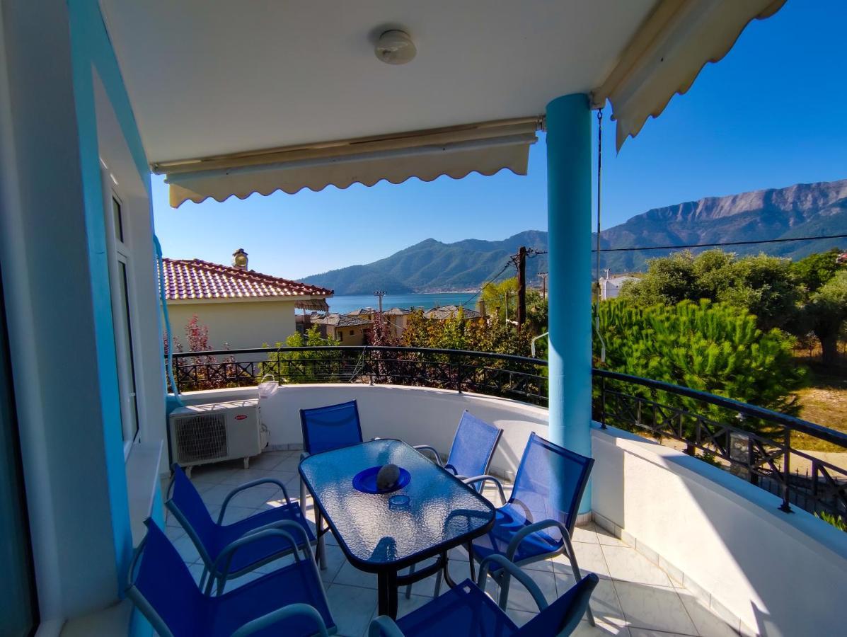 Ellinas Hotel Chrysi Ammoudia Bagian luar foto