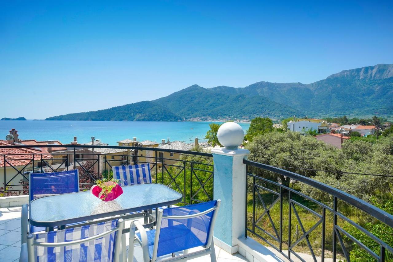 Ellinas Hotel Chrysi Ammoudia Bagian luar foto