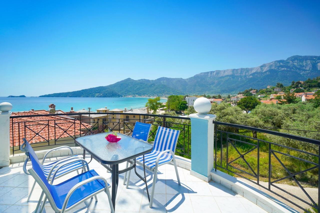 Ellinas Hotel Chrysi Ammoudia Bagian luar foto
