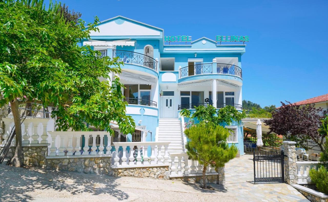 Ellinas Hotel Chrysi Ammoudia Bagian luar foto