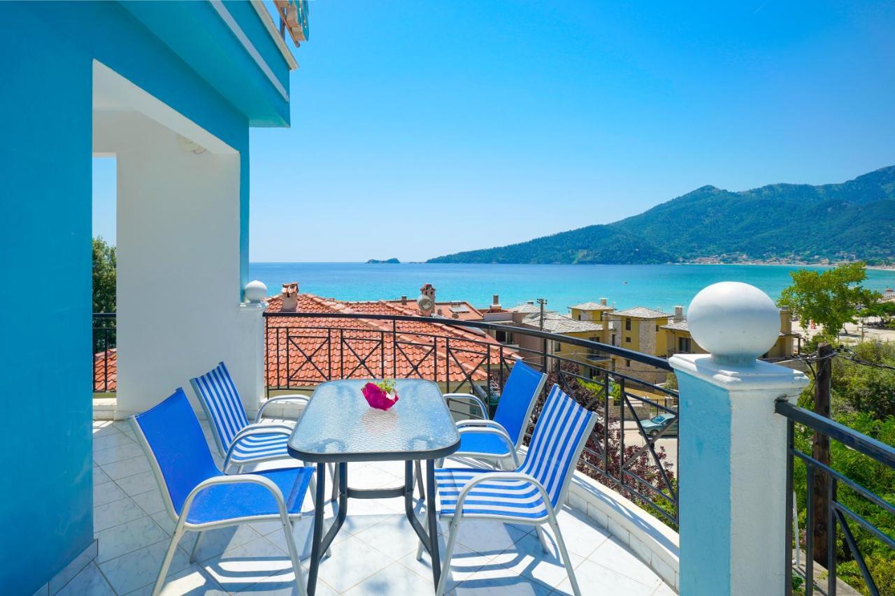 Ellinas Hotel Chrysi Ammoudia Bagian luar foto