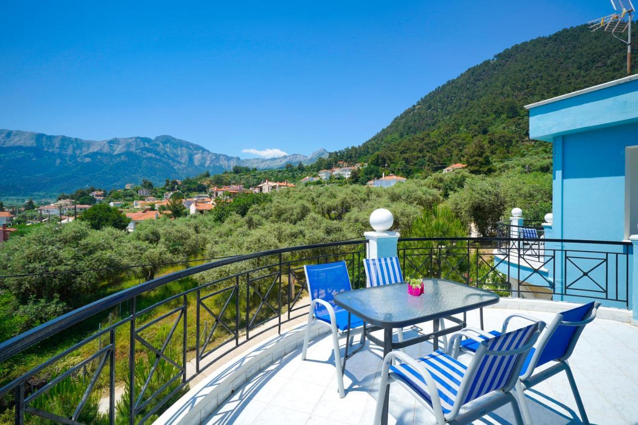 Ellinas Hotel Chrysi Ammoudia Bagian luar foto